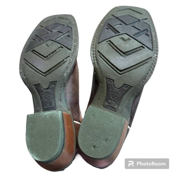 🌠Ariat Cowboy Boots | EUC | leather upper | brown w/pink inside | Women’s 6B - Picture 3 of 6